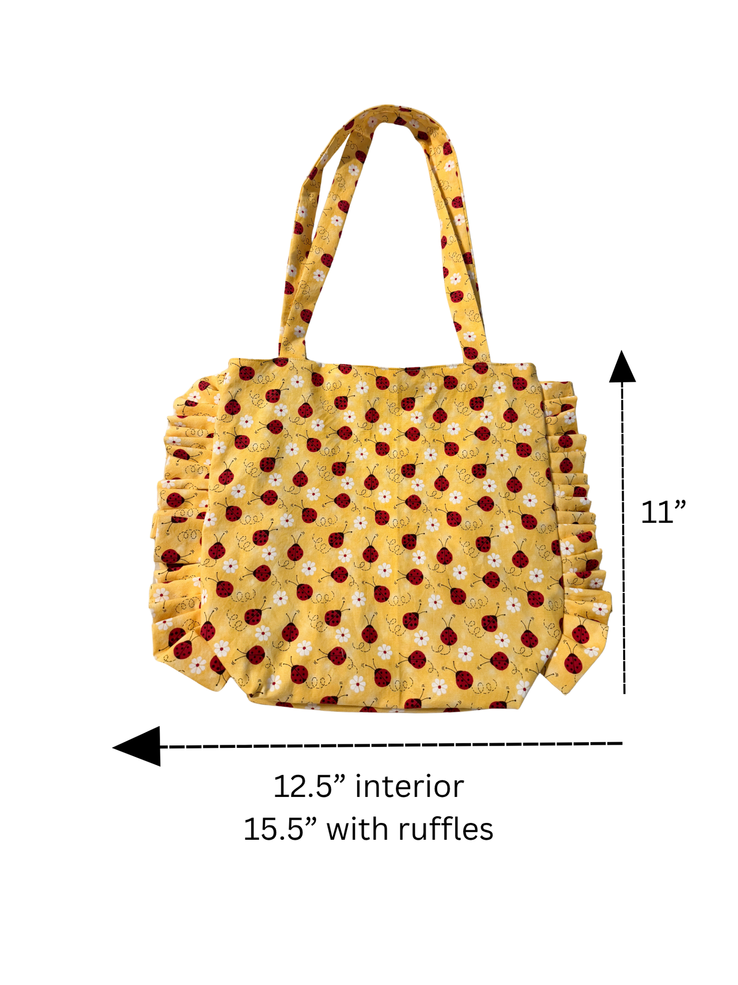 Ruffle Tote Bag