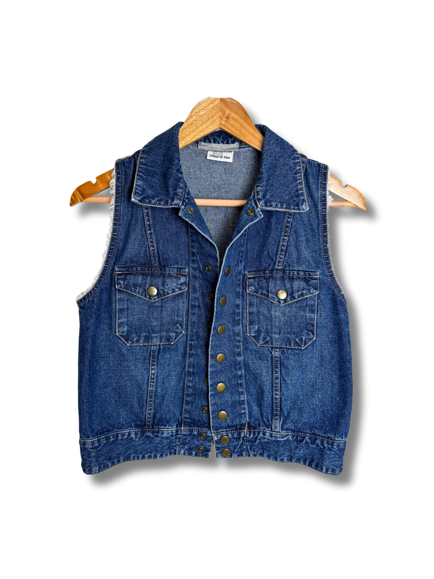 Upcycled Denim Vest