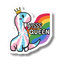 Queen Dinosaur Sticker