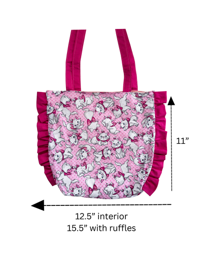 Ruffle Tote Bag