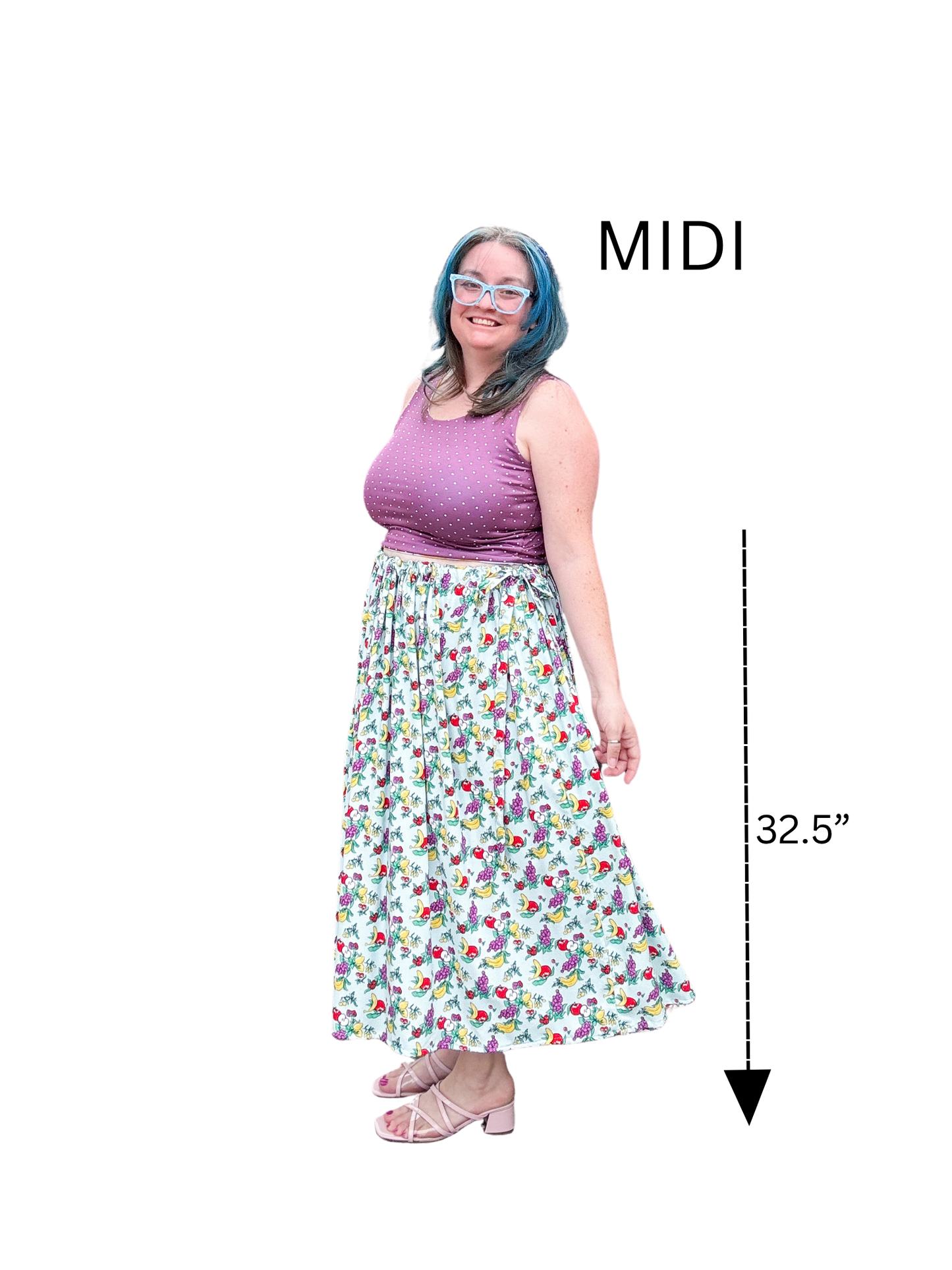 Adjustable Drawstring Skirt