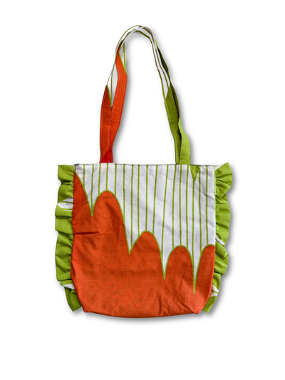 Ruffle Tote Bag