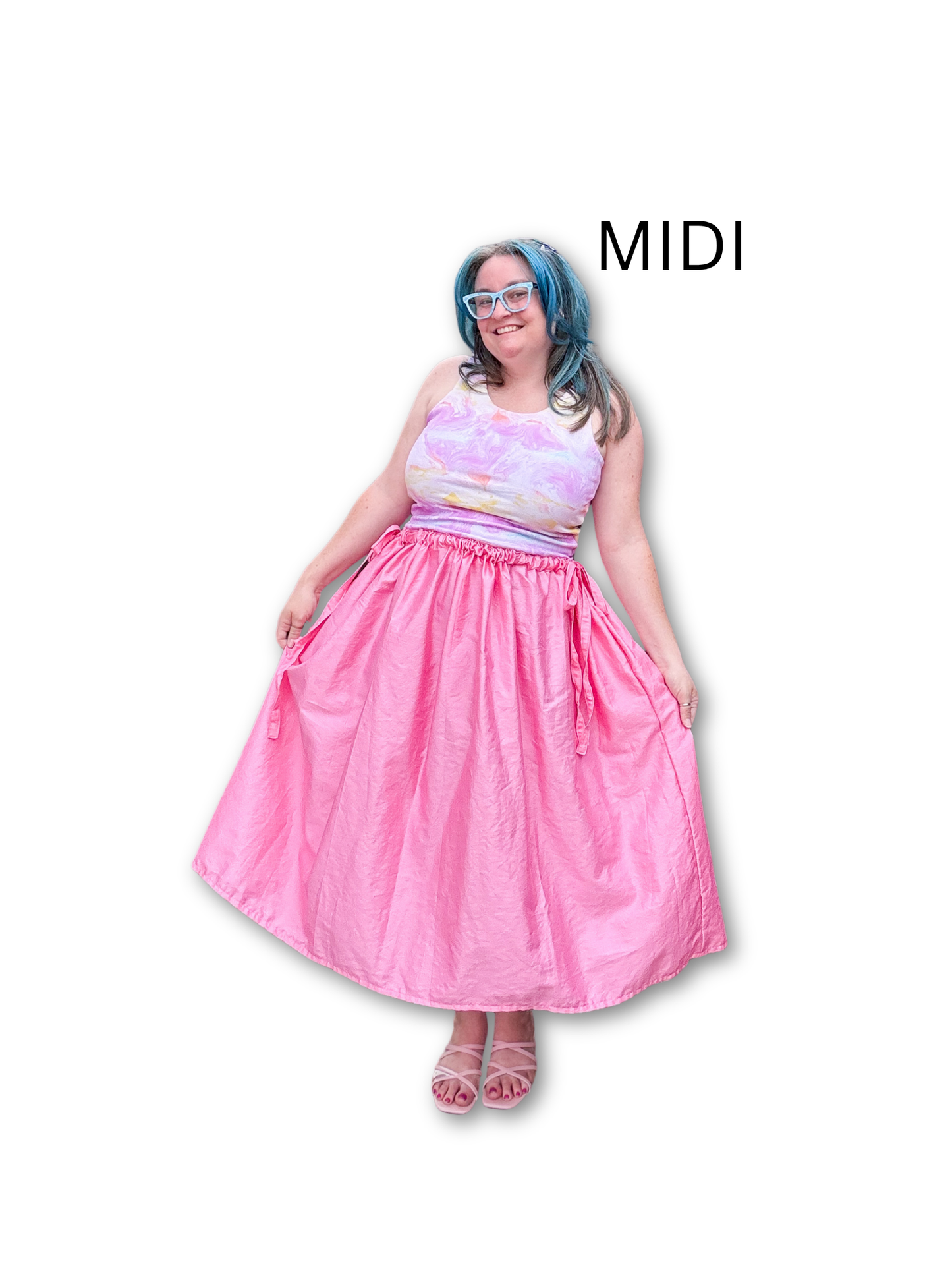 Adjustable Drawstring Skirt
