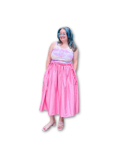 Adjustable Drawstring Skirt