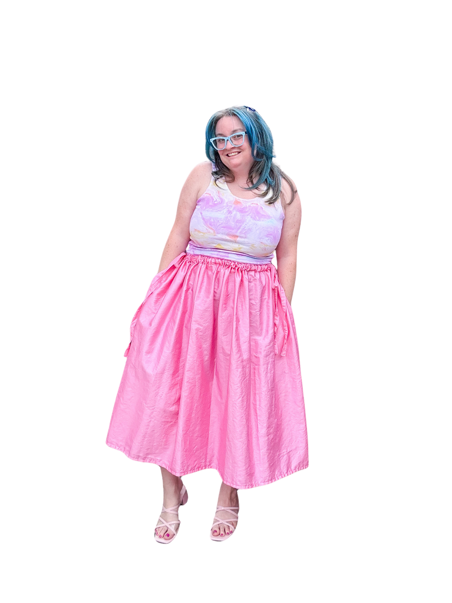 Adjustable Drawstring Skirt