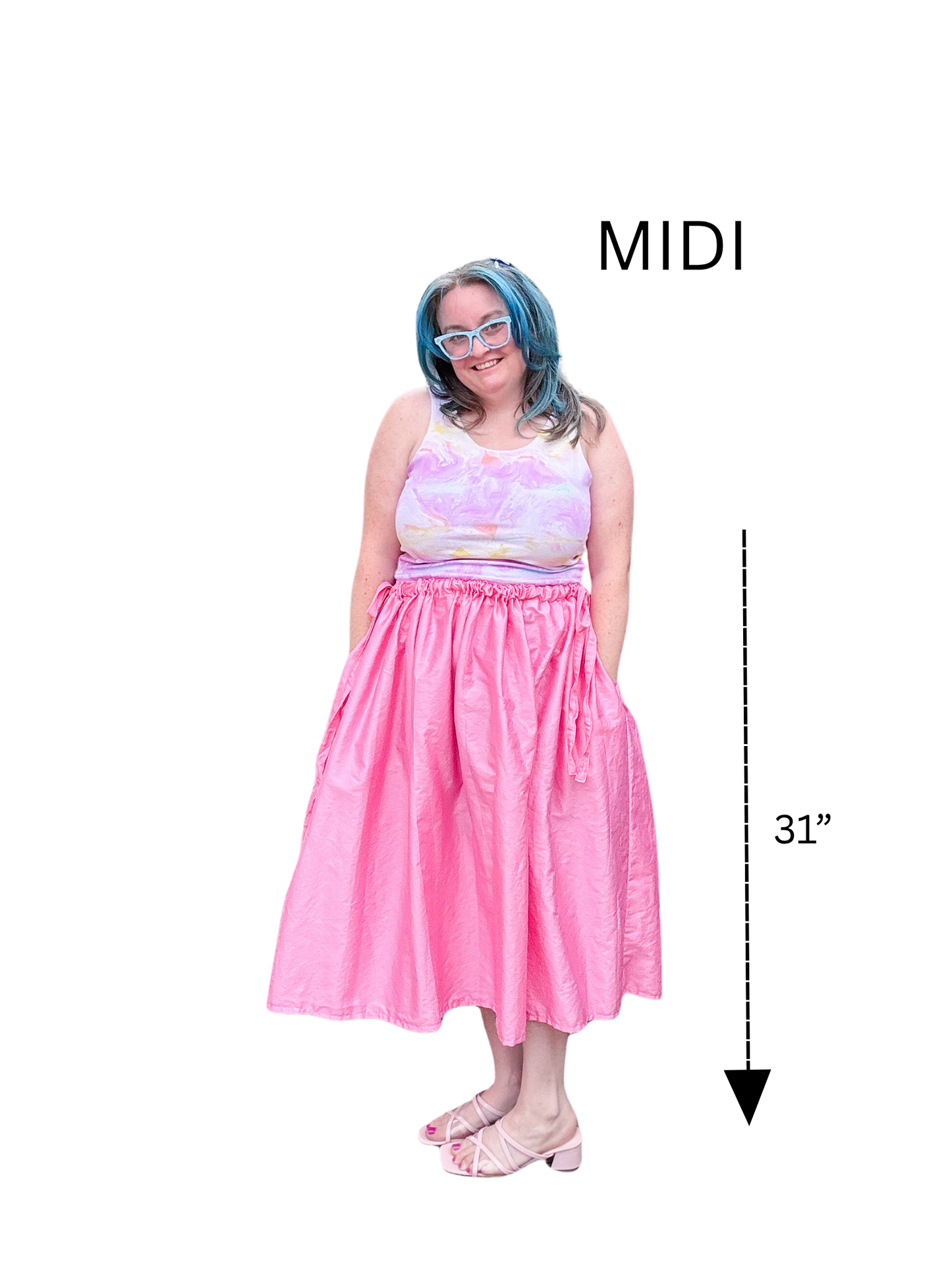 Adjustable Drawstring Skirt