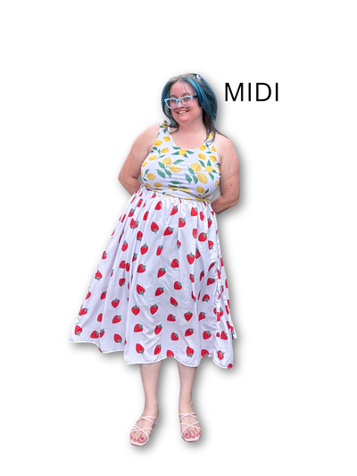 Adjustable Drawstring Skirt