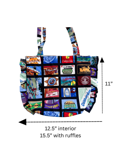 Ruffle Tote Bag