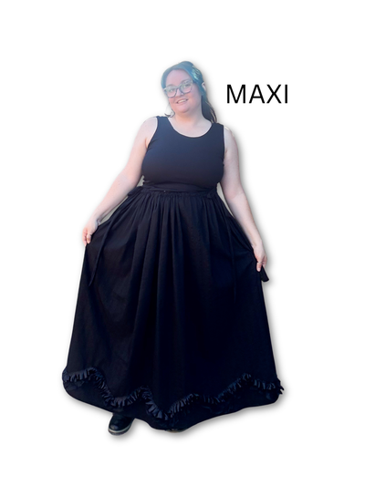 Adjustable Drawstring Skirt