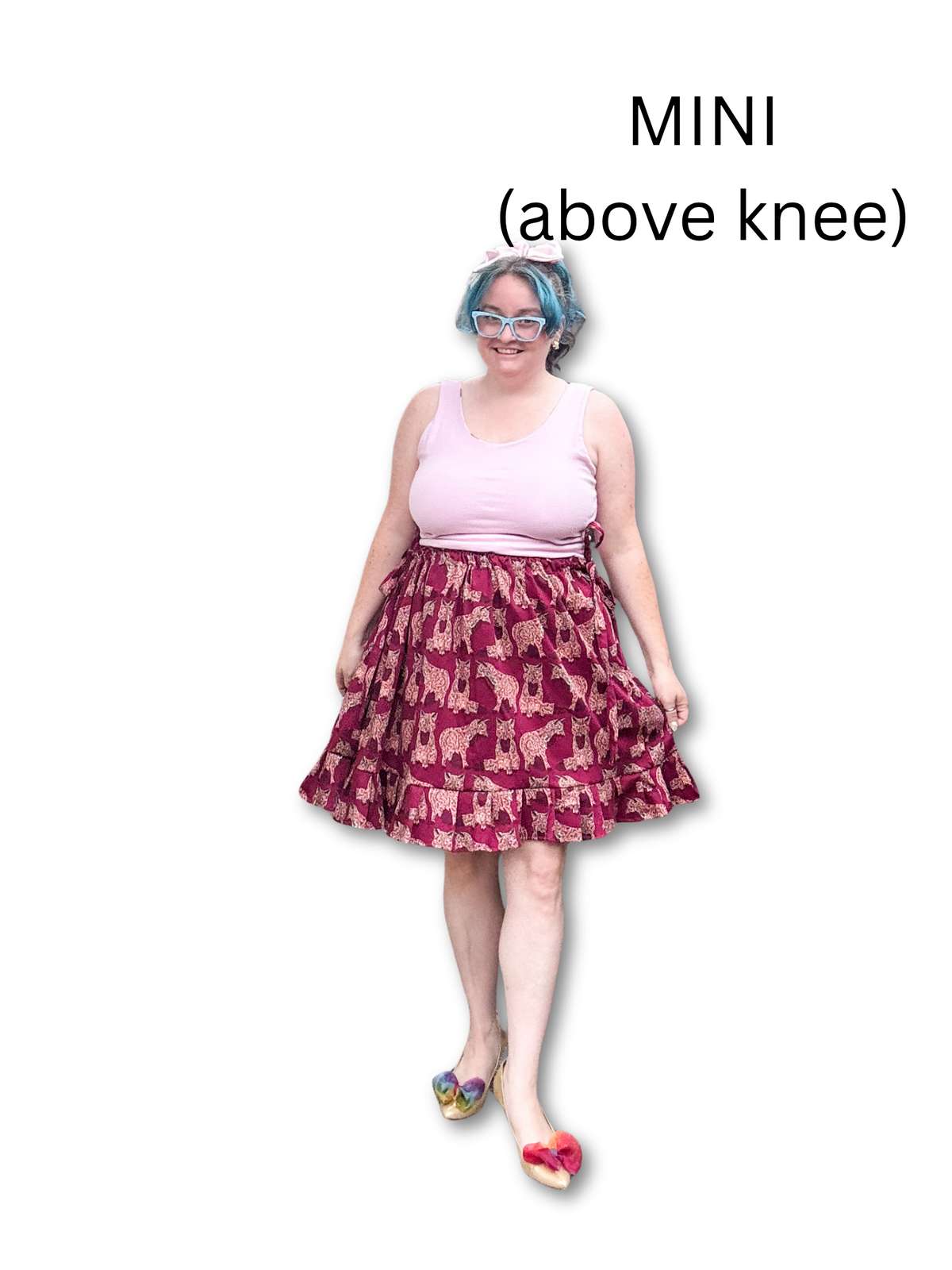Adjustable Drawstring Skirt
