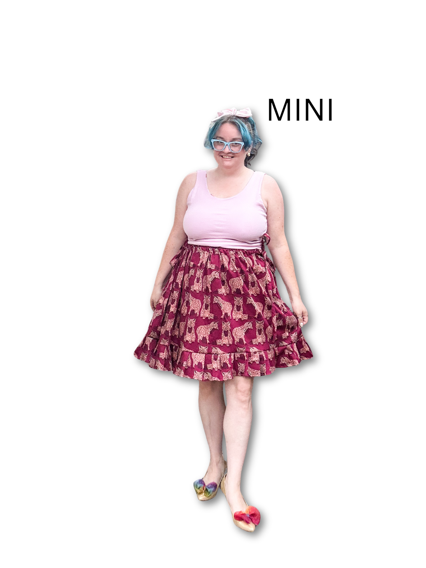 Adjustable Drawstring Skirt