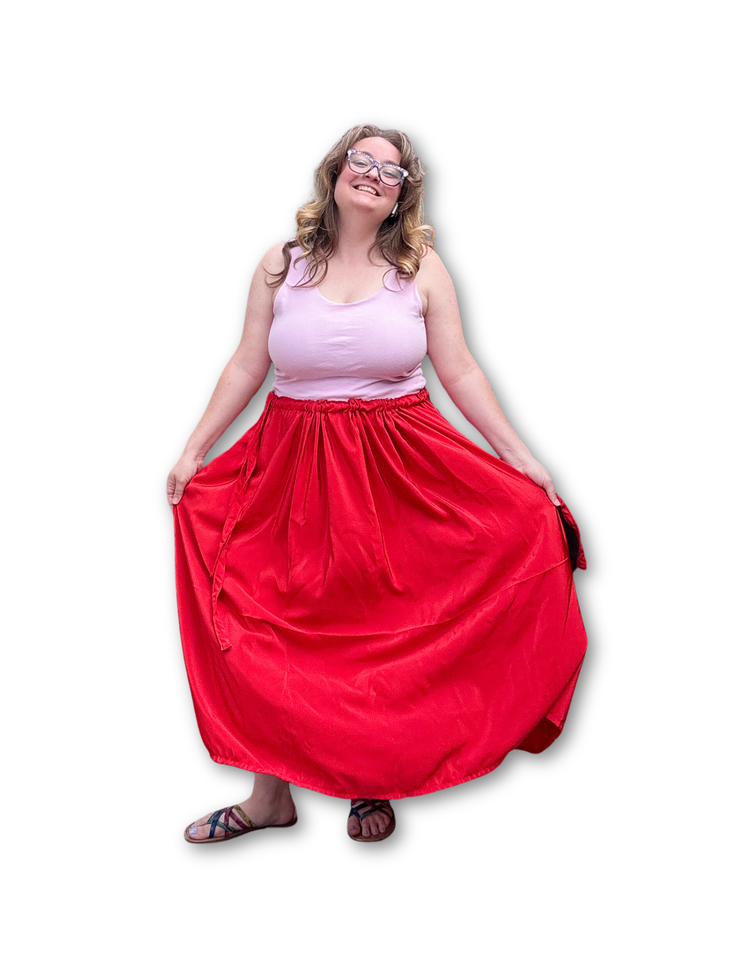 Adjustable Drawstring Skirt