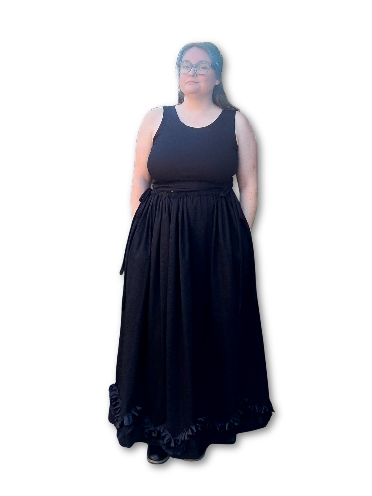 Adjustable Drawstring Skirt