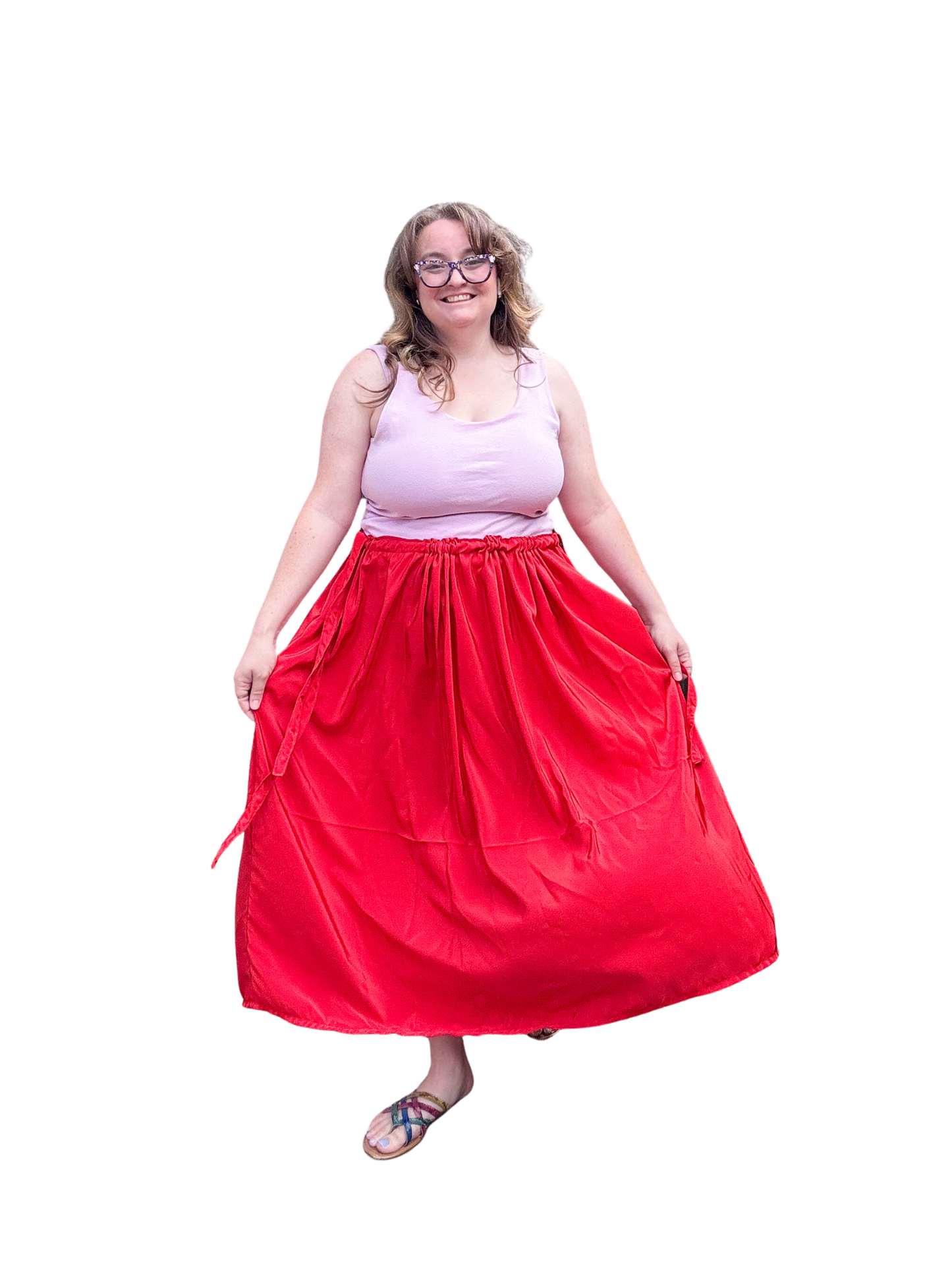 Adjustable Drawstring Skirt