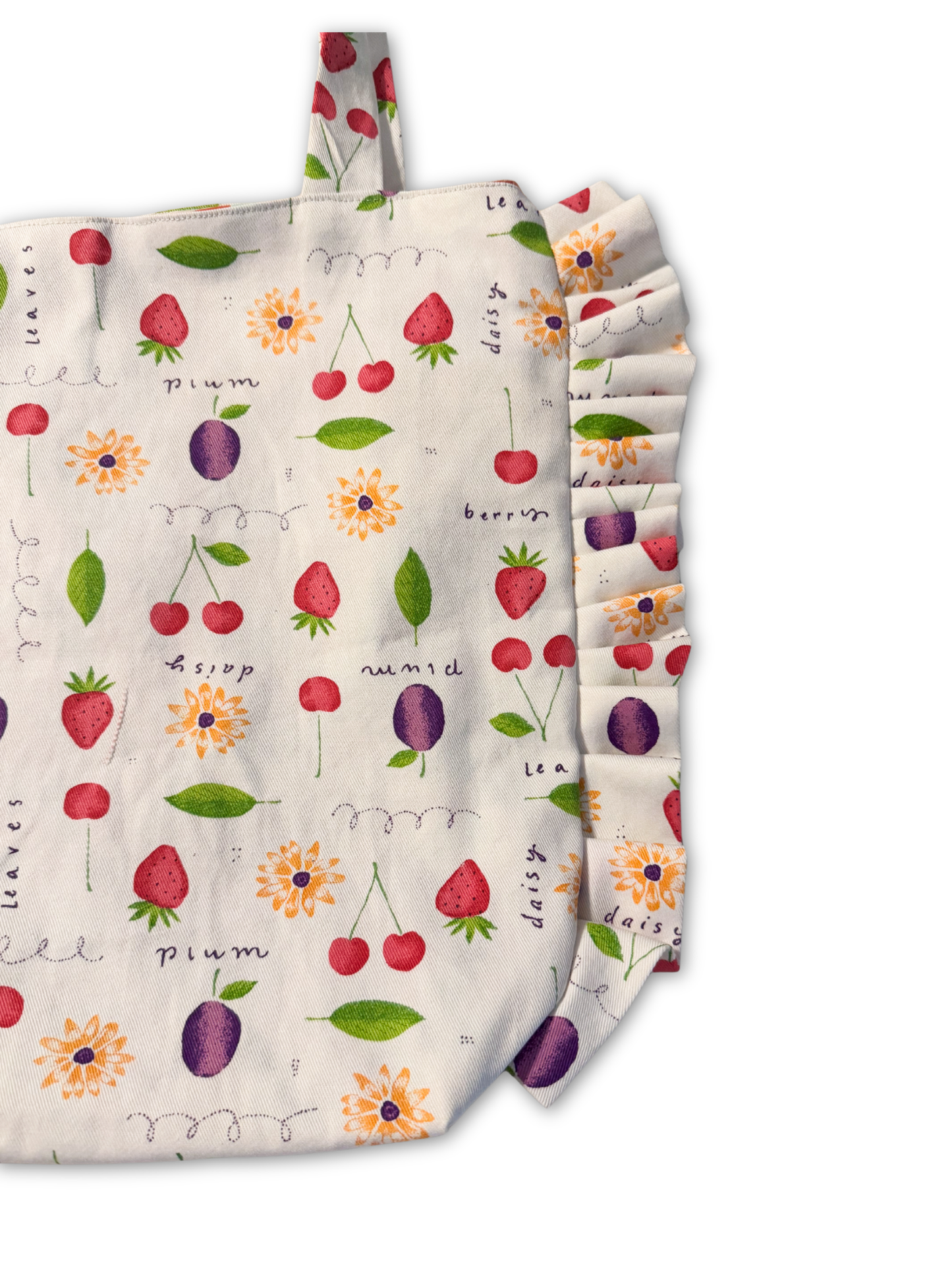 Ruffle Tote Bag