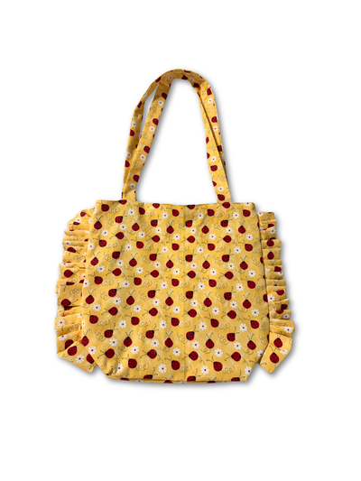 Ruffle Tote Bag