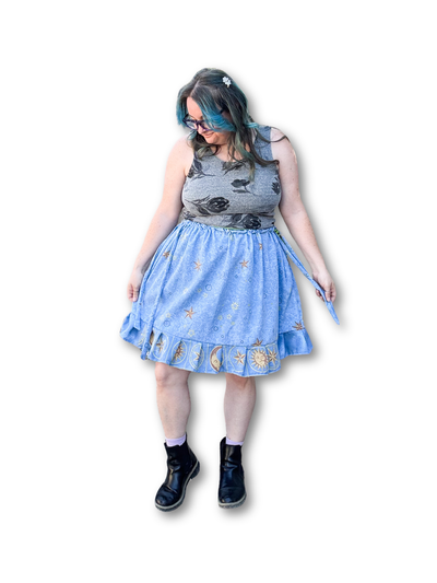 Adjustable Drawstring Skirt