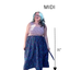 Adjustable Drawstring Skirt