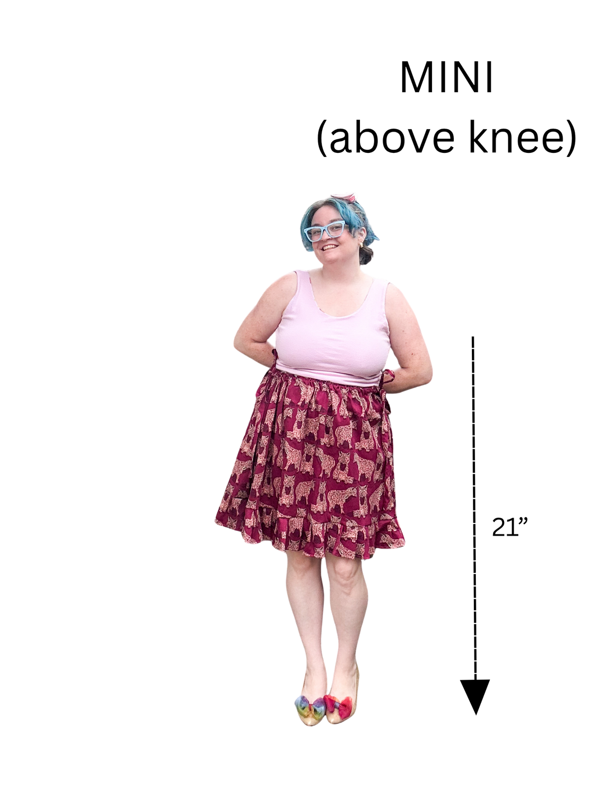 Adjustable Drawstring Skirt