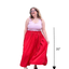 Adjustable Drawstring Skirt