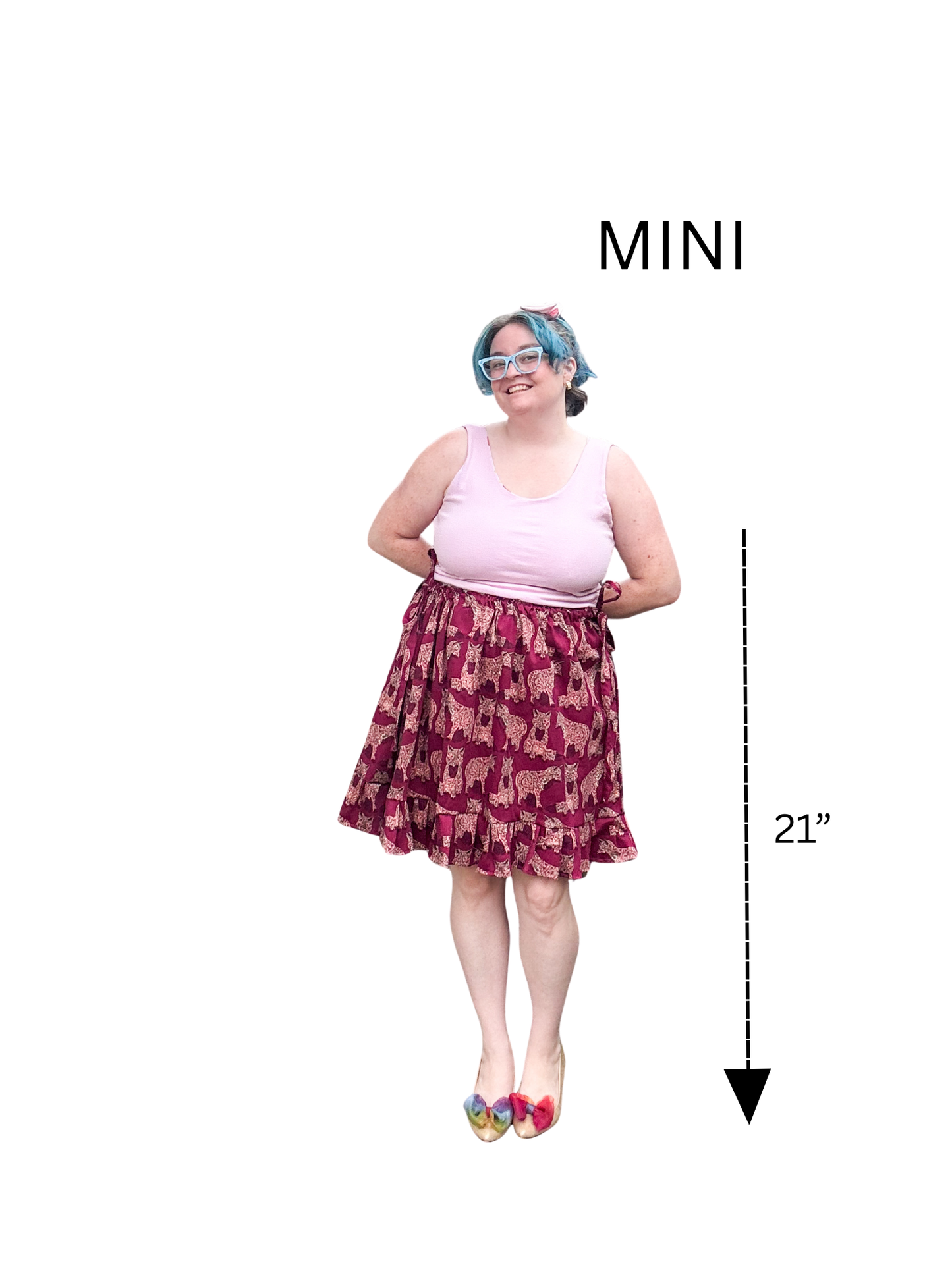 Adjustable Drawstring Skirt