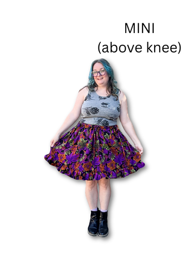 Adjustable Drawstring Skirt