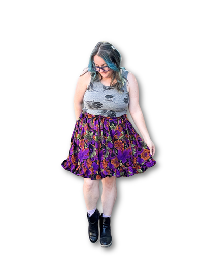 Adjustable Drawstring Skirt