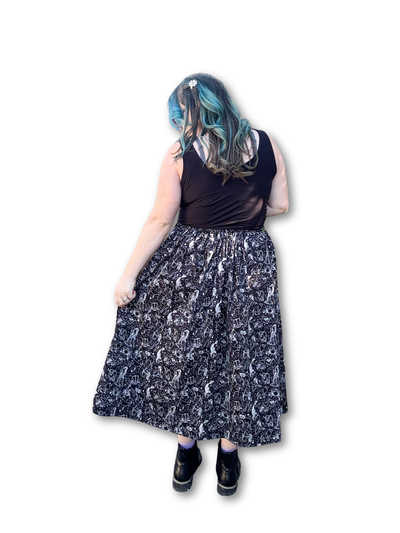 Adjustable Drawstring Skirt