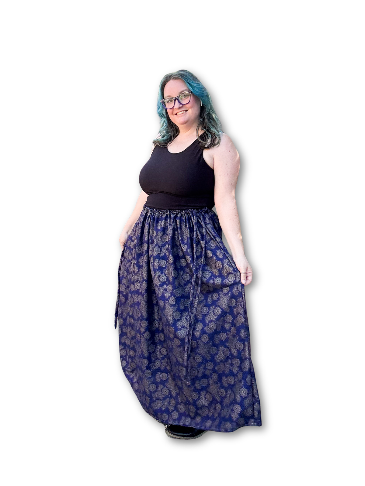 Adjustable Drawstring Skirt