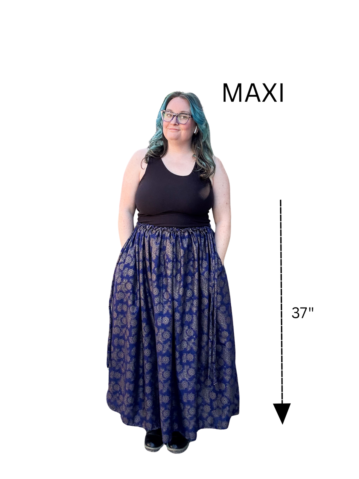 Adjustable Drawstring Skirt