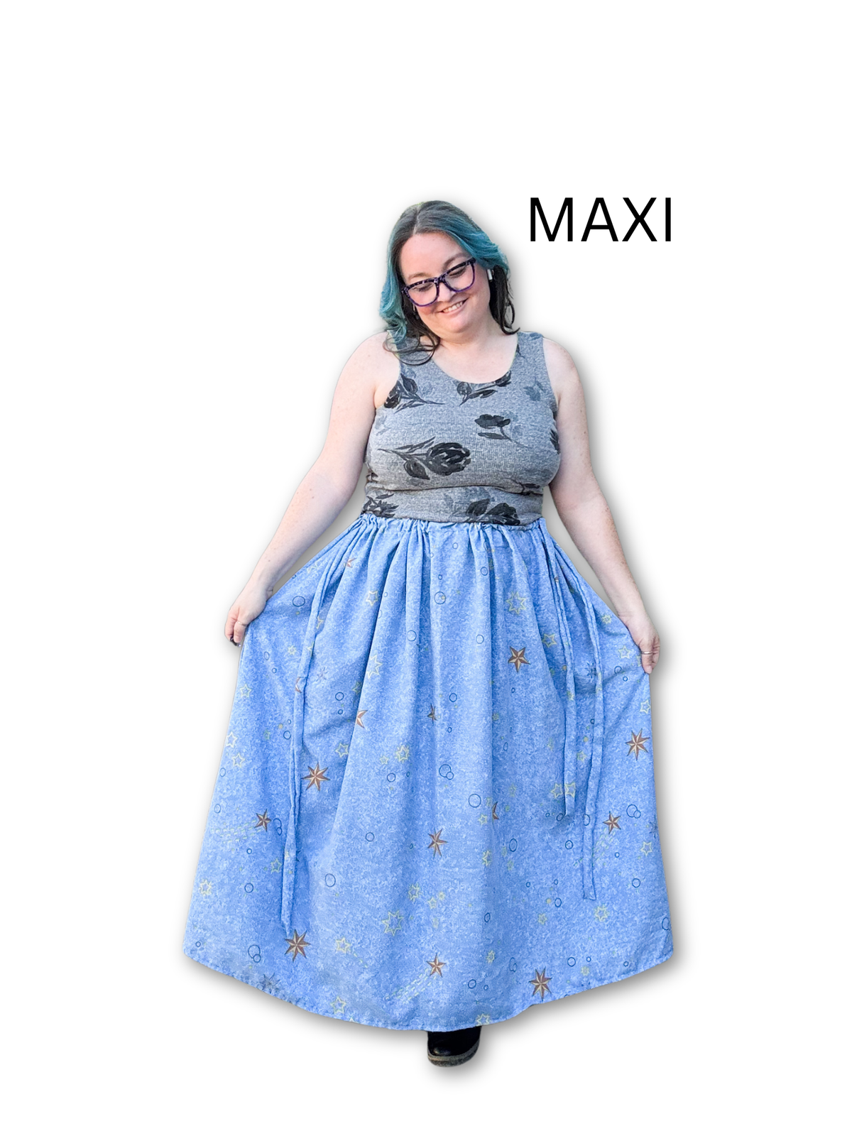 Adjustable Drawstring Skirt