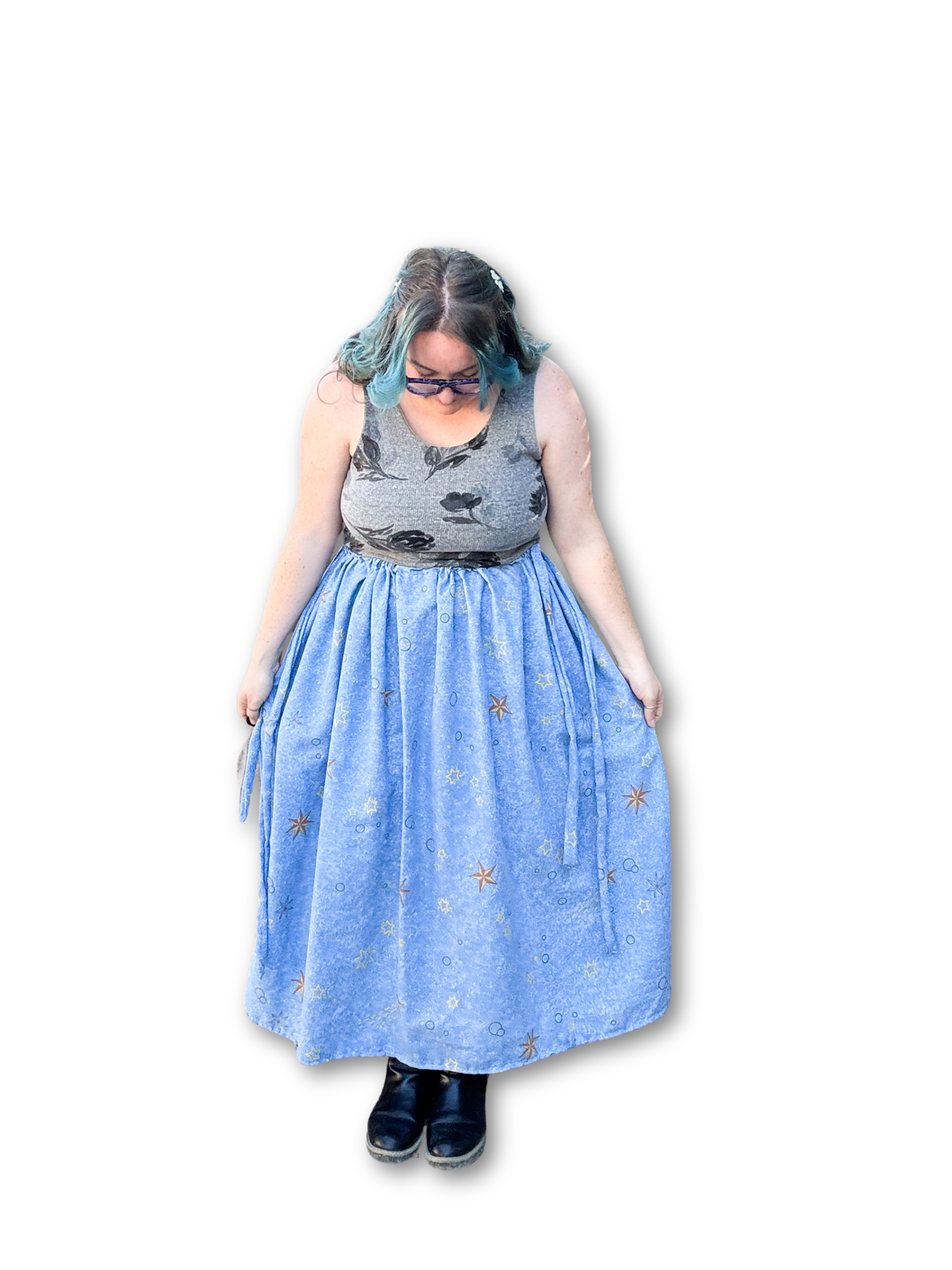 Adjustable Drawstring Skirt