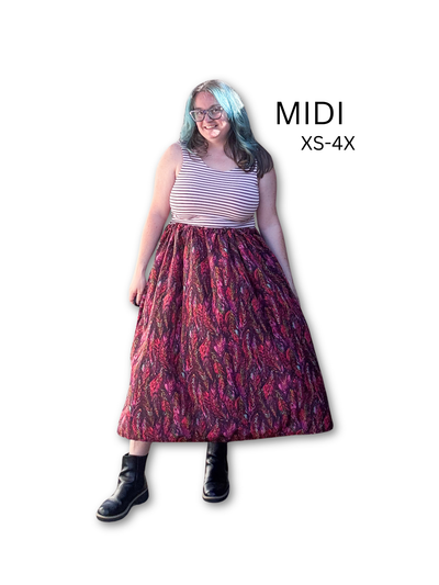 Adjustable Drawstring Skirt