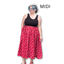 Adjustable Drawstring Skirt