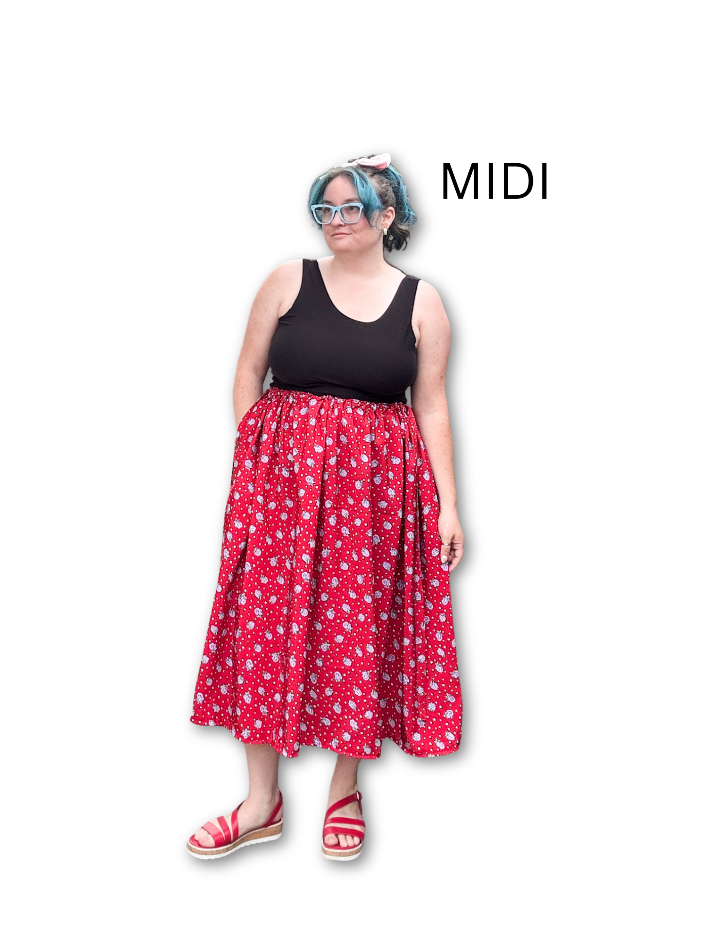 Adjustable Drawstring Skirt