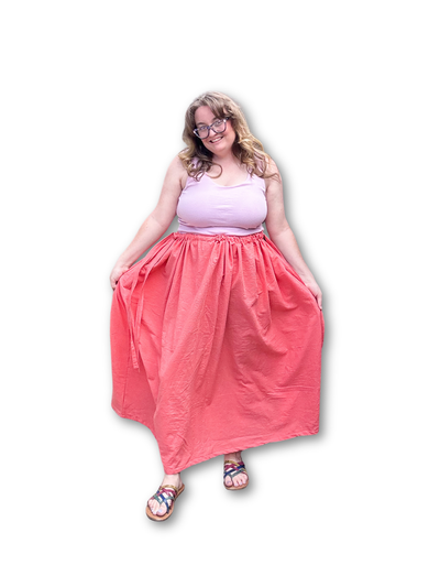 Adjustable Drawstring Skirt