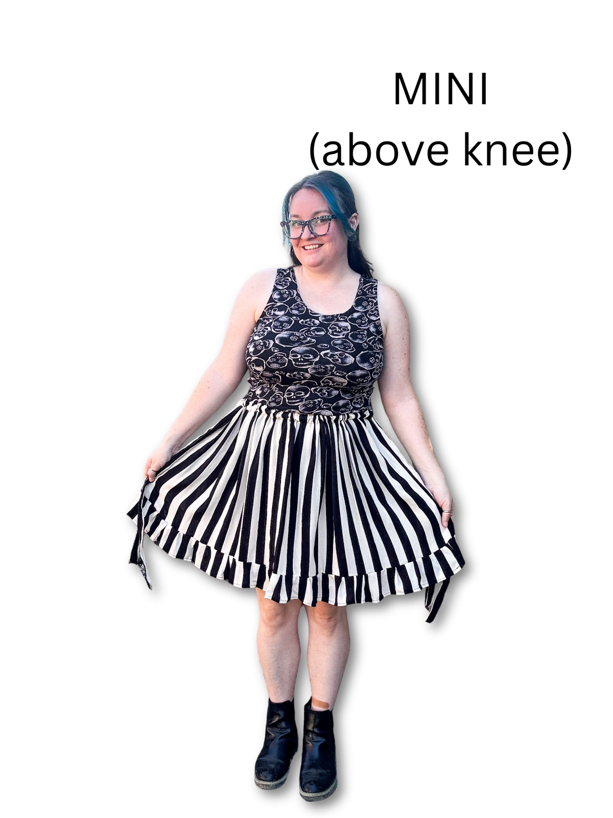 Adjustable Drawstring Skirt