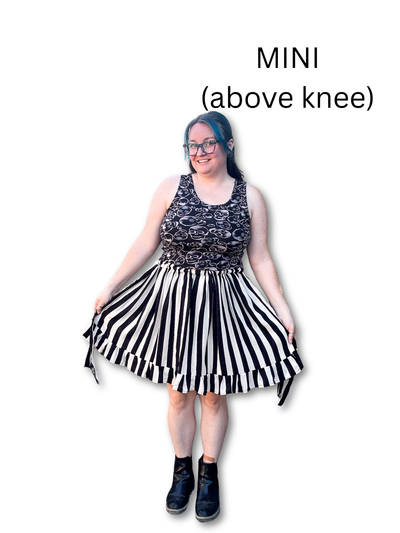 Adjustable Drawstring Skirt