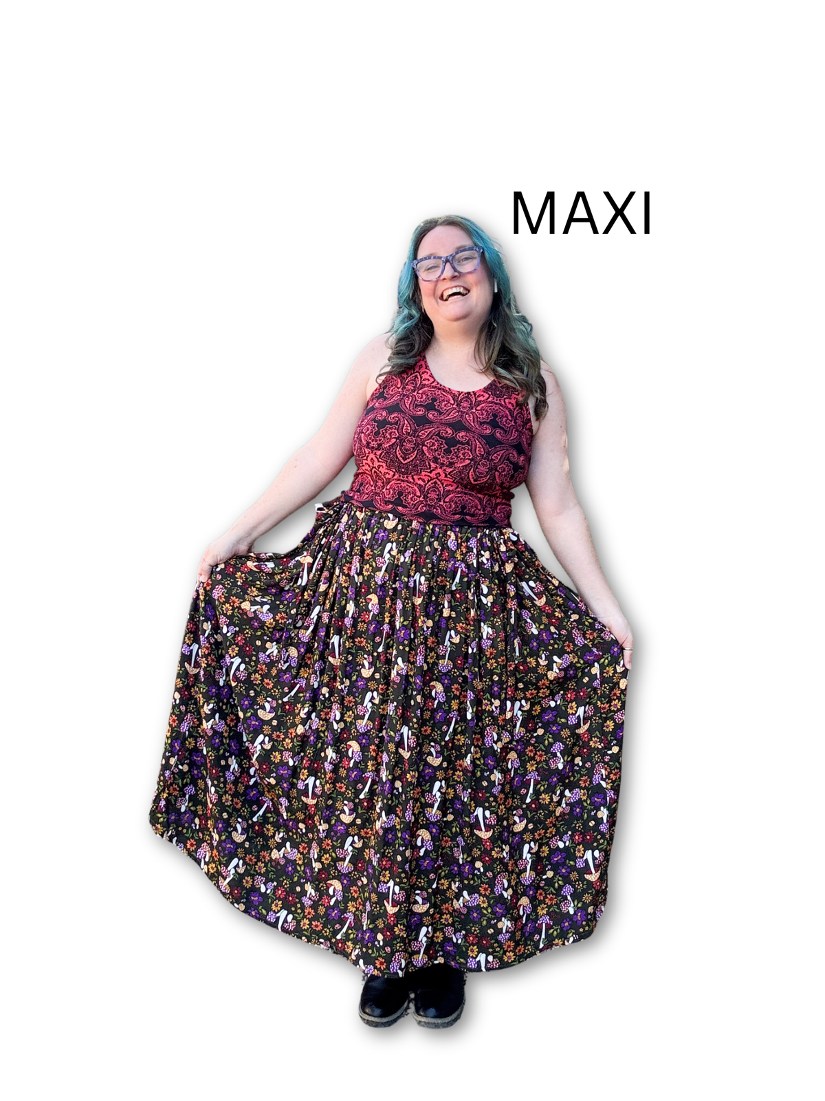 Adjustable Drawstring Skirt