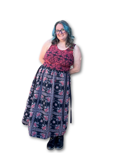Adjustable Drawstring Skirt