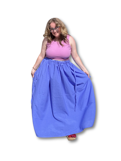 Adjustable Drawstring Skirt