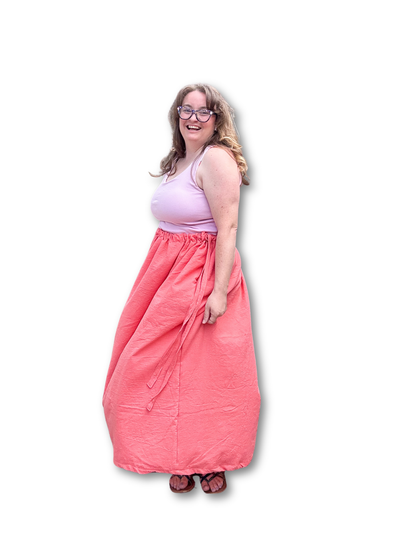 Adjustable Drawstring Skirt