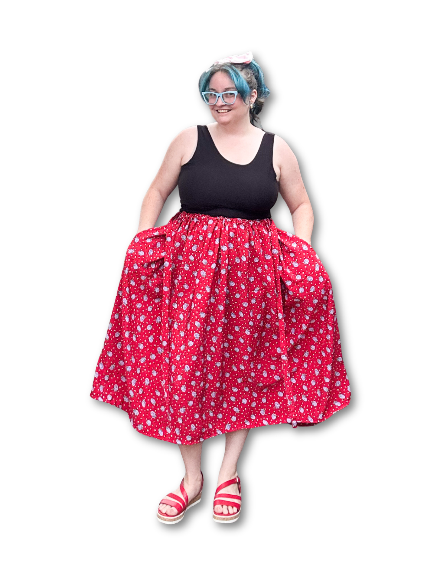 Adjustable Drawstring Skirt