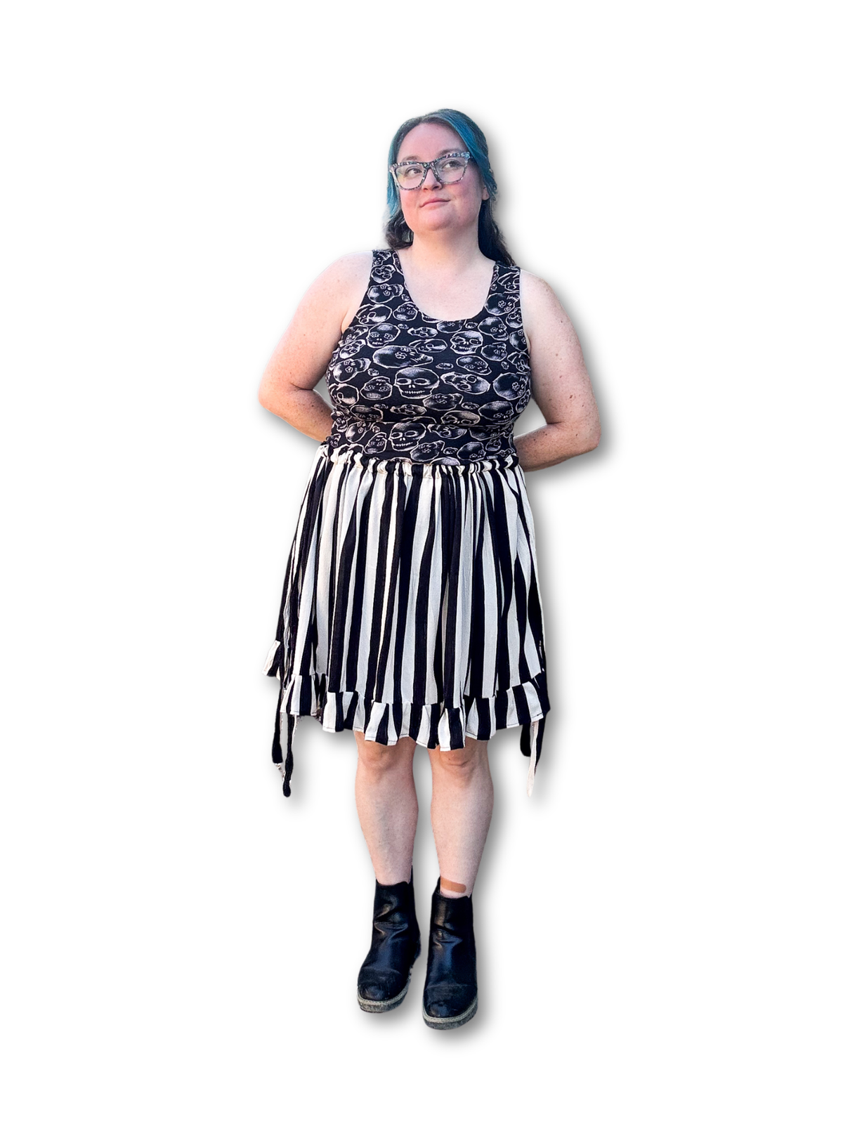 Adjustable Drawstring Skirt
