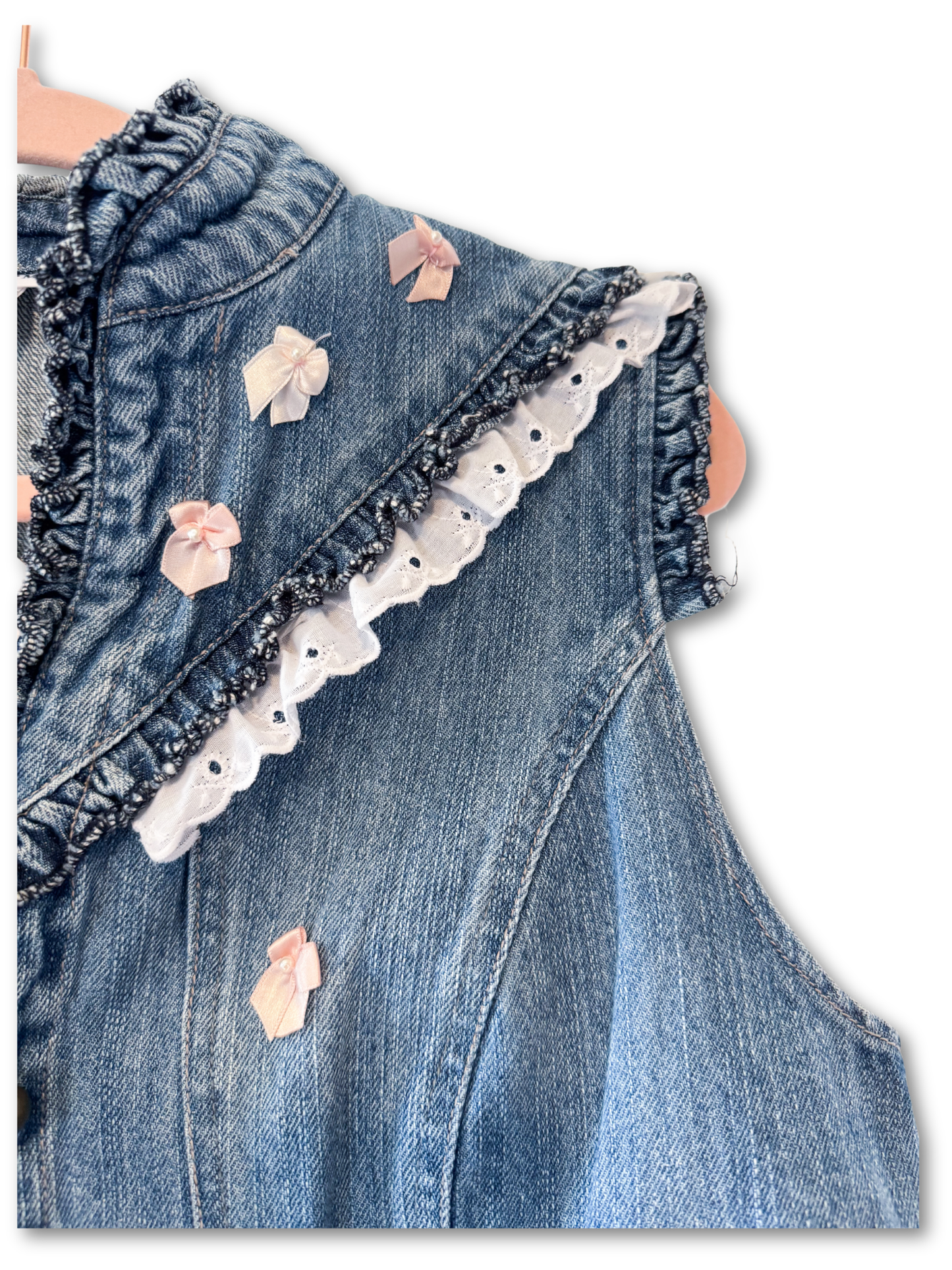 Upcycled Denim Vest