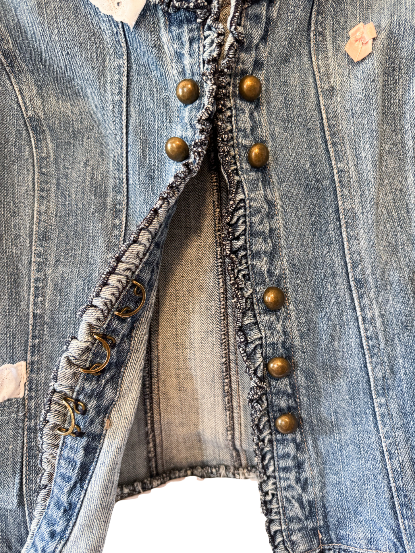 Upcycled Denim Vest