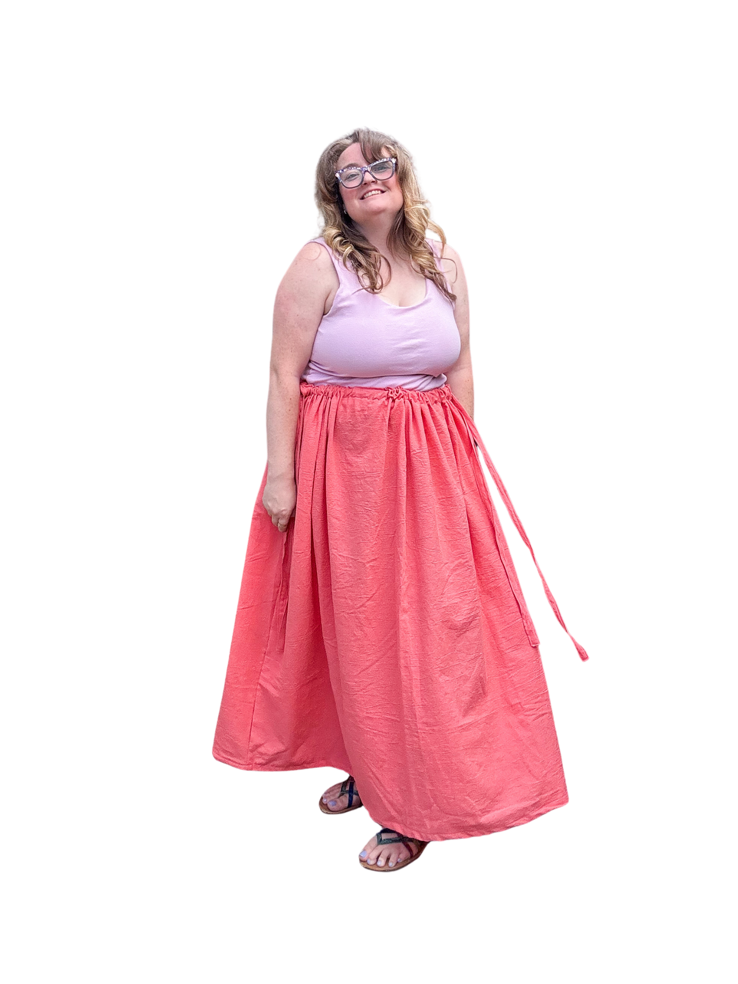 Adjustable Drawstring Skirt
