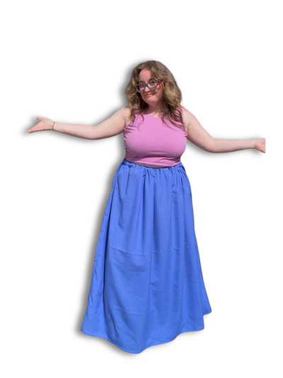 Adjustable Drawstring Skirt