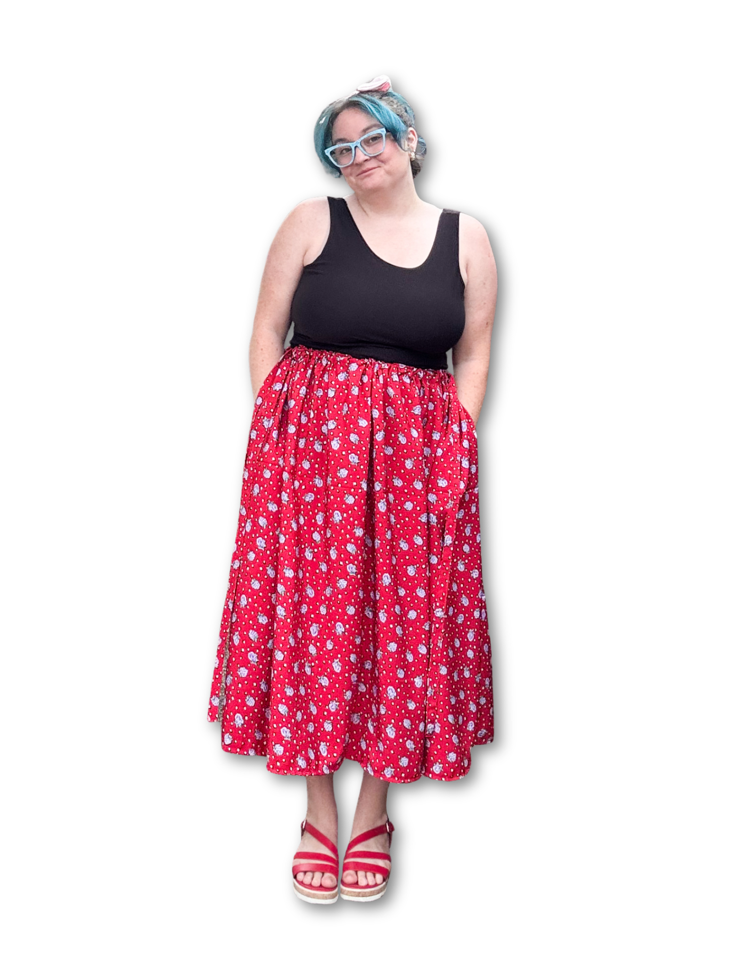 Adjustable Drawstring Skirt