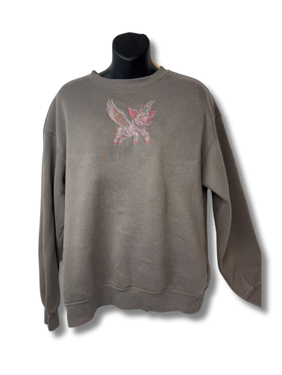 Embroidered Upcycled Sweatshirt